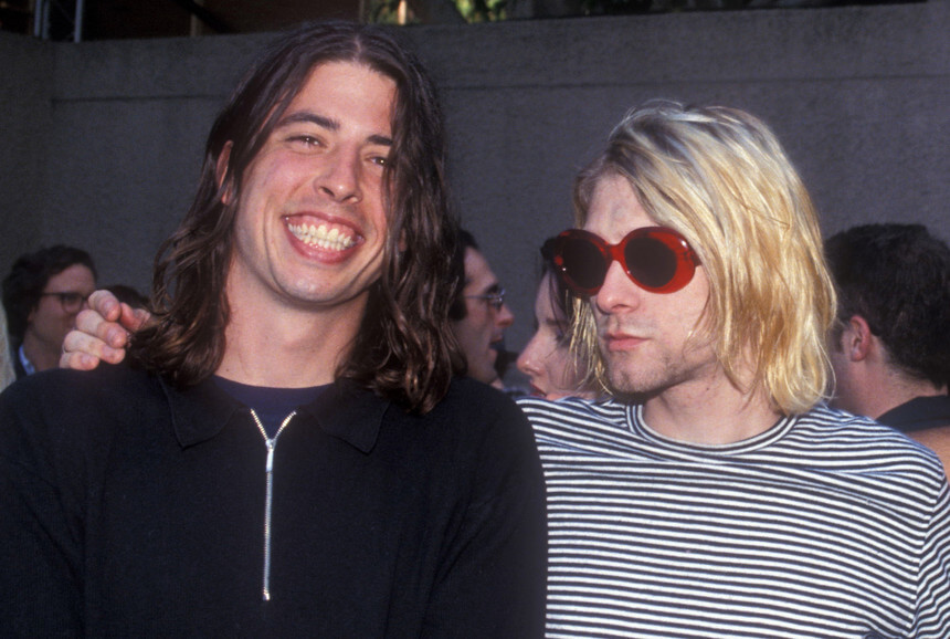 Dave Grohl e Kust Cobain - Camões Rádio - Música