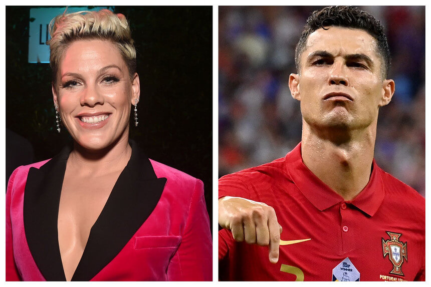 Pink pede ajuda a Cristiano Ronaldo - Camões Rádio - Noticias