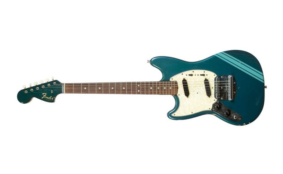 Fender Mustang azul de 1969 - Camões Rádio - Música