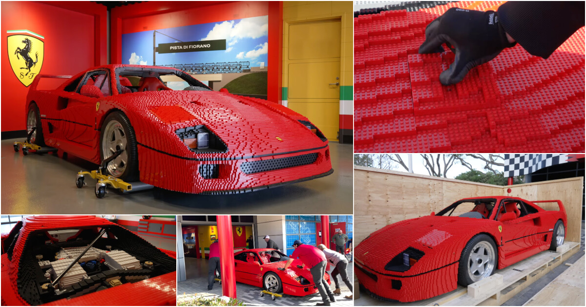 Ferrari construido em Legos - Camões Rádio - Curiosidades
